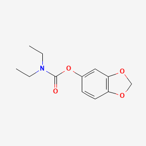 1,3-benzodioxol-5-yl N,N-diethylcarbamate