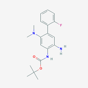 Carbamic acid,[5-amino-2-(dimethylamino)-2'-fluoro[1,1'-biphenyl]-4-yl]-,1,1-dimethylethyl ester
