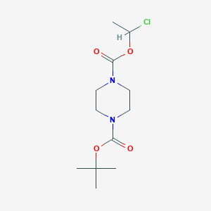 Piperazine-1,4-dicarboxylic acid tert-butyl ester 1-chloro-ethyl ester