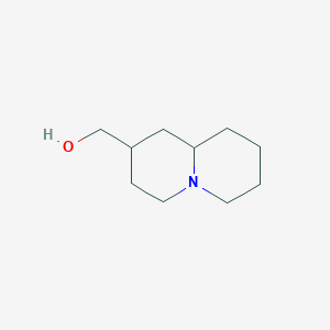 molecular formula C10H19NO B8488512 Octahydro-2H-quinolizine-2-methanol CAS No. 4968-90-5