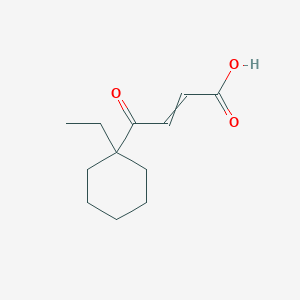 4-(1-Ethylcyclohexyl)-4-oxobut-2-enoic acid