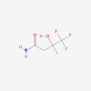 4,4,4-Trifluoro-3-hydroxy-3-methylbutyramide