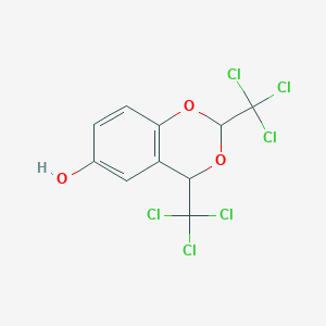 2,4-Bis(trichloromethyl)-2H,4H-1,3-benzodioxin-6-ol