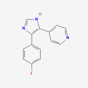 4-(4-Fluorophenyl)-5-(4-pyridyl)-1H-imidazole