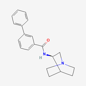 N-[(3R)-1-Azabicyclo[2.2.2]octan-3-yl][1,1'-biphenyl]-3-carboxamide