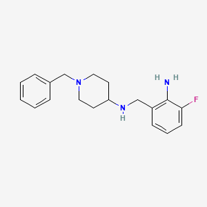 molecular formula C19H24FN3 B8488894 N-(2-Amino-3-fluorobenzyl)-1-benzylpiperidin-4-amine 