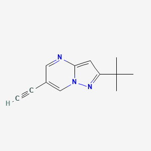 2-tert-Butyl-6-ethynyl-pyrazolo[1,5-a]pyrimidine