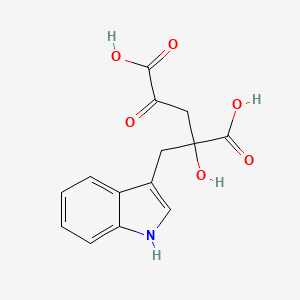 4-Hydroxy-4-(3-indolylmethyl)-2-ketoglutaric acid