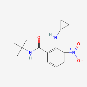 N-tert-butyl-2-(cyclopropylamino)-3-nitrobenzamide