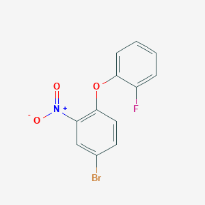 1-Bromo-4-(2-fluorophenoxy)-3-nitrobenzene