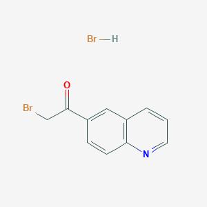 2-Bromo-1-(quinolin-6-yl)ethanone hydrobromide