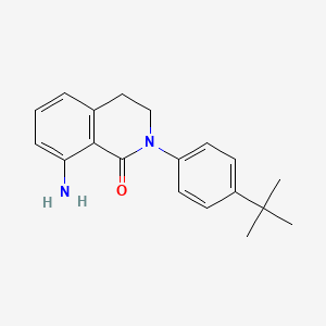 8-amino-2-(4-tert-butyl-phenyl)-3,4-dihydro-2H-isoquinolin-1-one