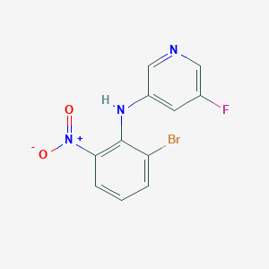N-(2-bromo-6-nitrophenyl)-5-fluoropyridin-3-amine