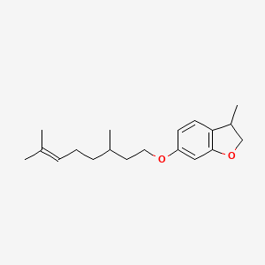 6-[(3,7-Dimethyloct-6-EN-1-YL)oxy]-3-methyl-2,3-dihydro-1-benzofuran