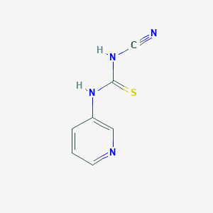molecular formula C7H6N4S B8489275 N-cyano-N'-(3-pyridinyl)thiourea 