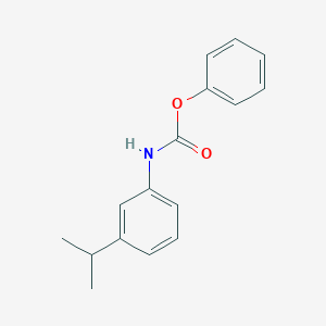 molecular formula C16H17NO2 B8489463 phenyl N-[3-(propan-2-yl)phenyl]carbamate 