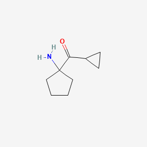 1-Cyclopropanecarbonylcyclopentan-1-amine