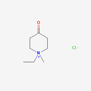 1-Ethyl-1-methyl-piperidinium-4-one chloride