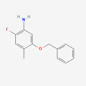 5-Benzyloxy-2-fluoro-4-methylaniline
