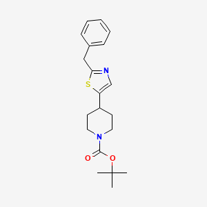 1-t-Butyloxycarbonyl-4-(2-benzylthiazol-5-yl)piperidine