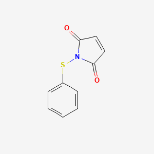 molecular formula C10H7NO2S B8489596 1H-Pyrrole-2,5-dione, 1-(phenylthio)- CAS No. 18890-91-0