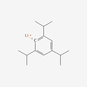 molecular formula C15H23Li B8489786 Lithium, [2,4,6-tris(1-methylethyl)phenyl]- CAS No. 74226-59-8