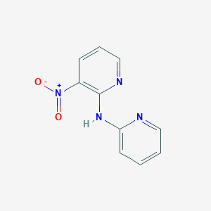 molecular formula C10H8N4O2 B8489827 3-Nitro-N-(pyridin-2-yl)pyridin-2-amine CAS No. 71008-51-0