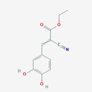 molecular formula C12H11NO4 B8489984 Ethyl 3,4-dihydroxybenzylidenecyanoacetate 