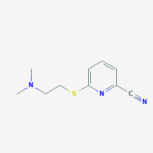 2-Cyano-6-[2-(N,N-dimethylamino)ethyl]thiopyridine