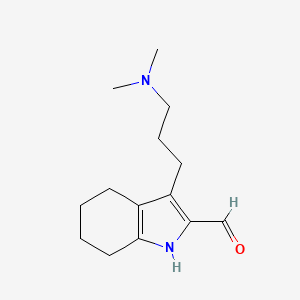 3-(3-(Dimethylamino)propyl)-4,5,6,7-tetrahydro-1H-indole-2-carbaldehyde