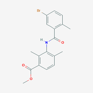 Methyl 3-[(5-bromo-2-methyl-benzoyl)amino]-2,4-dimethyl-benzoate