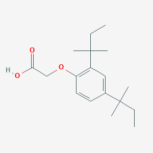 molecular formula C18H28O3 B084901 2-(2,4-Di-tert-pentylphenoxy)acetic acid CAS No. 13402-96-5