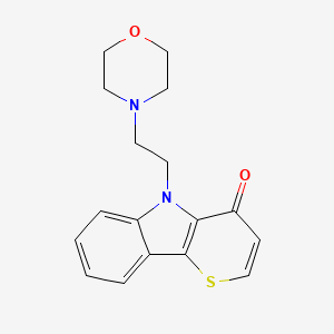 5-[2-(Morpholin-4-yl)ethyl]thiopyrano[3,2-b]indol-4(5H)-one
