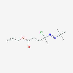 Prop-2-en-1-yl 4-[(E)-tert-butyldiazenyl]-4-chloropentanoate