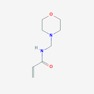 molecular formula C8H14N2O2 B8490186 N-[(Morpholin-4-yl)methyl]prop-2-enamide CAS No. 16673-08-8