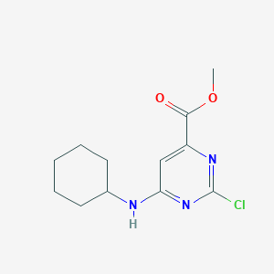 Methyl 2-chloro-6-(cyclohexylamino)pyrimidine-4-carboxylate
