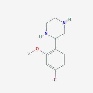 2-(4-Fluoro-2-methoxyphenyl)piperazine
