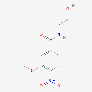 N-(2-hydroxy-ethyl)-3-methoxy-4-nitro-benzamide