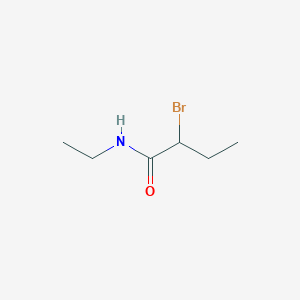 molecular formula C6H12BrNO B8490404 2-bromo-N-ethylbutanamide 