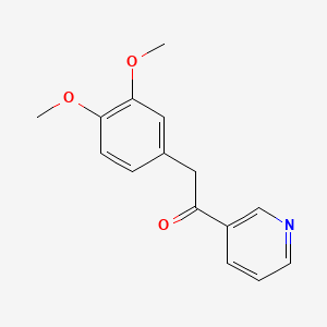 molecular formula C15H15NO3 B8490415 3,4-Dimethoxybenzyl 3-pyridyl ketone CAS No. 23827-47-6