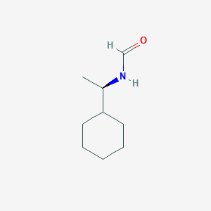 molecular formula C9H17NO B8490427 N-[(1R)-1-cyclohexyl-ethyl]-formamide 