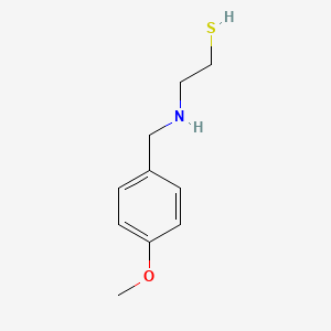 molecular formula C10H15NOS B8490453 N-(4-methoxybenzyl)-cysteamine 