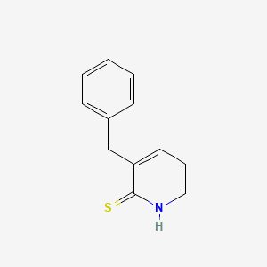 molecular formula C12H11NS B8490816 3-Benzyl-2-mercaptopyridine 