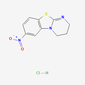 3,4-Dihydro-7-nitro-2H-pyrimido(2,1-b)benzothiazole hydrochloride