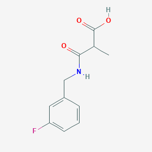 2-methyl-N-(3-fluoro-benzyl)-malonamic acid