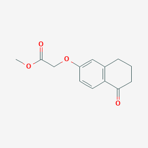 Methyl tetralone-6-oxyacetate