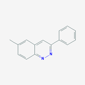 molecular formula C15H12N2 B084909 6-Methyl-3-phenylcinnoline CAS No. 10501-72-1