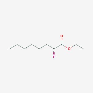 molecular formula C10H19FO2 B8490993 Ethyl (2R)-2-fluorooctanoate CAS No. 183623-90-7