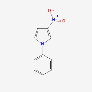 molecular formula C10H8N2O2 B8491162 3-nitro-1-phenyl-1H-pyrrole 
