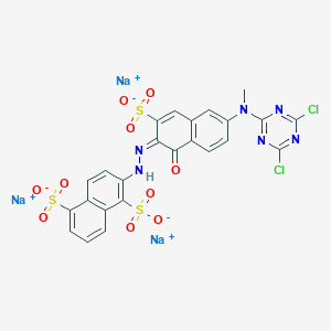 molecular formula C24H13Cl2N6Na3O10S3 B084914 C.I. Reactive Orange 4 CAS No. 12225-82-0
